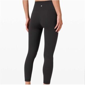 Lululemon Wunder Train Black High Rise Tight Leggings 25”